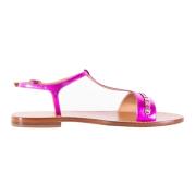 Flat Sandals Salvatore Ferragamo , Pink , Dames