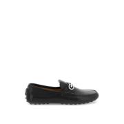 Gancini Leren Loafers met Iconisch Detail Salvatore Ferragamo , Black ...