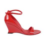 Rode Sandalen voor Vrouwen Salvatore Ferragamo , Red , Dames