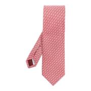 Zijden stropdas Salvatore Ferragamo , Pink , Heren