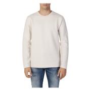 Slhbelo LS Knit Crew Neck W - 16086691 Selected Homme , White , Heren