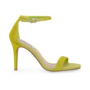 Hoge hak sandalen - Lime Illumine Steve Madden , Green , Dames