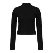 Stijlvolle Coltrui met Metallic Details Drykorn , Black , Dames