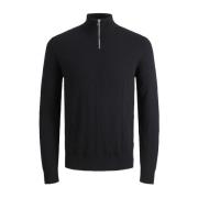 Black Jack Jones JJeemil Breid Half Zip Noos Knit Jack & Jones , Black...