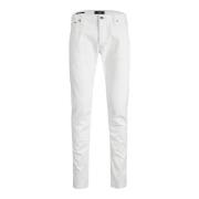 Klassieke Straight Jeans voor Mannen Jack & Jones , Beige , Heren
