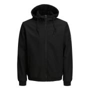 Zwarte Winterjas - Effen Uitvoering Jack & Jones , Black , Heren