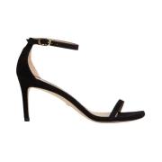 Nudistcurve 75 Sandaal Stuart Weitzman , Black , Dames