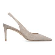 75 Sling Pump - Stijlvol en Comfortabel Stuart Weitzman , Gray , Dames