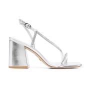 Verhoog je stijl met grijze hoge hak sandalen Stuart Weitzman , Gray ,...