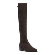 Reserve Blokhak Kniehoge Laarzen Stuart Weitzman , Brown , Dames