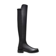 Gedurfde Over-de-Knie Laars Stuart Weitzman , Black , Dames