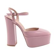 Zwarte Patentleren Sandalen - Ss23 Stuart Weitzman , Pink , Dames