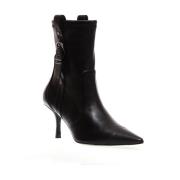 Zwarte gesp enkellaars - 75 mm hak - Maat 36 Stuart Weitzman , Black ,...