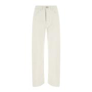 Witte katoenmix jeans Jil Sander , White , Dames