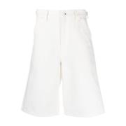 Casual shorts, Lichtgewicht en wit Jil Sander , White , Heren