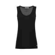 Mouwloze Top Jil Sander , Black , Dames