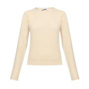 Truien met ronde hals Jil Sander , Beige , Dames