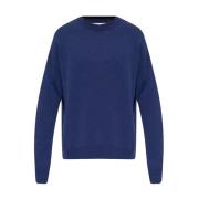 Truien met ronde hals Jil Sander , Blue , Heren