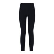Zwarte stretchylon leggings, Stijlvol model Jil Sander , Black , Dames