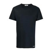 Stijlvolle en veelzijdige T-shirts voor mannen Jil Sander , Black , He...