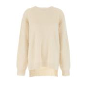 Ronde hals Gebreide trui Jil Sander , Beige , Dames