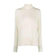 Minimalistische Cashmere Trui Jil Sander , Beige , Dames