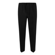 Zwarte Straight Broek - AW 18 Jil Sander , Black , Heren