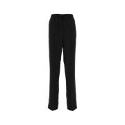 Wijde broek Jil Sander , Black , Dames