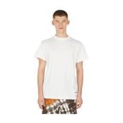 Luxe Logo Print T-Shirt Set Jil Sander , White , Heren