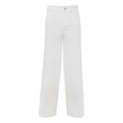 Wijde jeans voor vrouwen Jil Sander , White , Dames