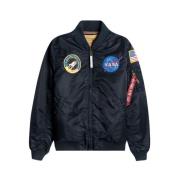 Nasa Ma-1 VF-ritsjack Alpha Industries , Blue , Heren