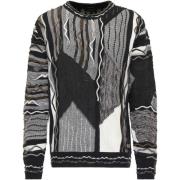 Exclusive Comper Ronde Hals Pullover Carlo Colucci , Black , Heren