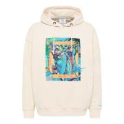 De Val Oversized Hoodie Carlo Colucci , Beige , Heren