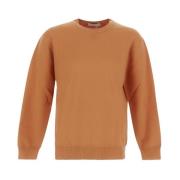 Klassieke Sweatshirt Closed , Brown , Heren