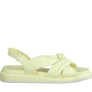 Flat Sandals Marco Tozzi , Yellow , Dames