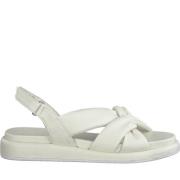 Flat Sandals Marco Tozzi , Beige , Dames