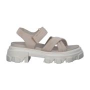 Flat Sandals Marco Tozzi , Beige , Dames