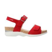 Comfortabele Oriana Sleehaksandaal Mephisto , Red , Dames