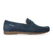 Alyon Heren Mocassin Suède - Blauw Mephisto , Blue , Heren