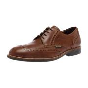 Stijlvolle Veterschoen voor Heren Mephisto , Brown , Heren