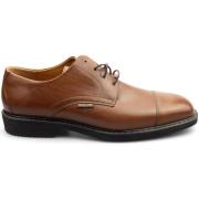 Kastanjebruine Leren Schoenen Mephisto , Brown , Heren