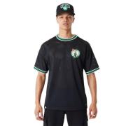 Zwarte Celtics NBA Mesh Tee New Era , Black , Heren