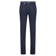 Marineblauwe Peached Twill Chino A fish named Fred , Blue , Heren