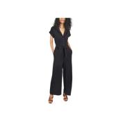 Stijlvolle Crepe Jumpsuit King Louie , Black , Dames