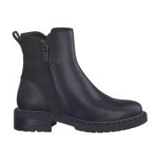 Zwarte casual gesloten enkellaarzen Tamaris , Black , Dames