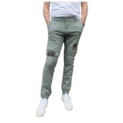 Katoenen Joggingbroek met Anti-G Zakken Aeronautica Militare , Green ,...