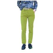 Velours Chino Broek - Cedro Aeronautica Militare , Green , Dames