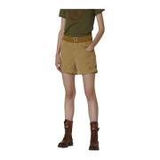 Short Shorts Aeronautica Militare , Brown , Dames