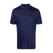 Polo Shirts 120% Lino , Blue , Heren
