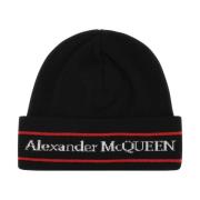 Cashmereero Hoed Alexander McQueen , Black , Heren